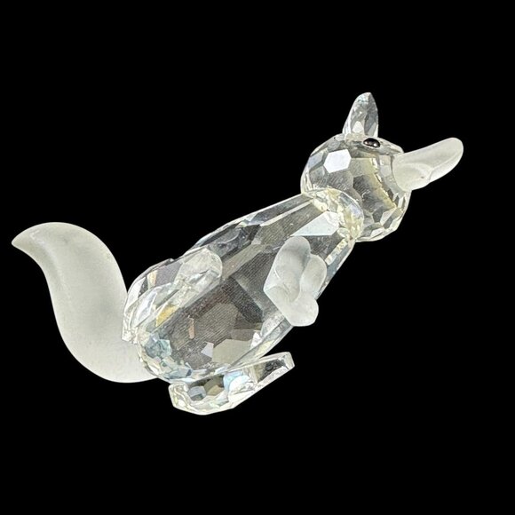 Swarovski Crystal Minis Fox Figurine Miniature Vintage 1980s Made in Austria - Picture 5 of 7